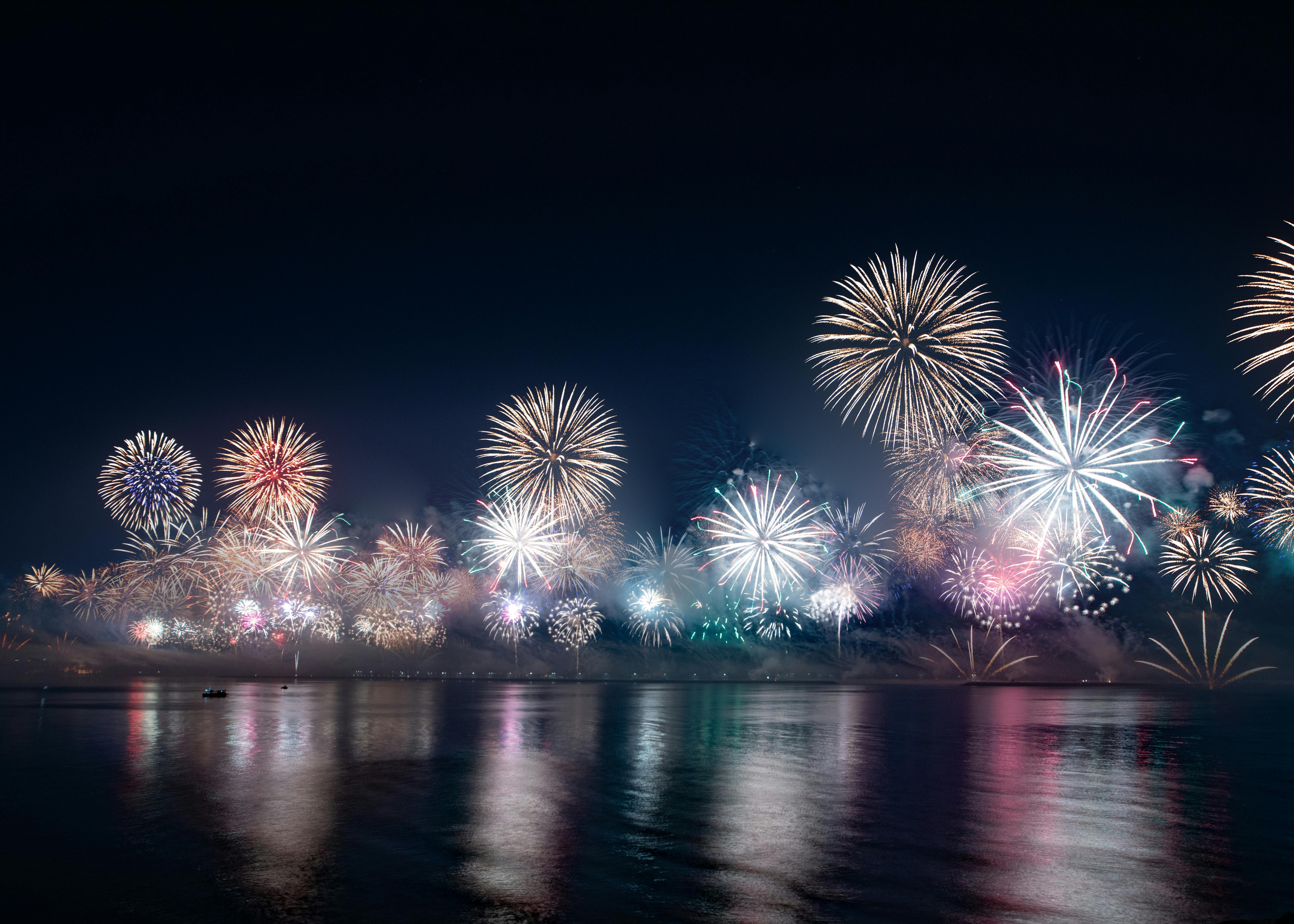 부산 불꽃 축제 관련 사진