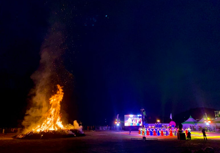 해운대 달집태우기