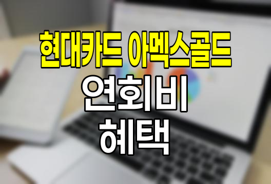 현대카드 아멕스 골드 연회비와 주요 혜택