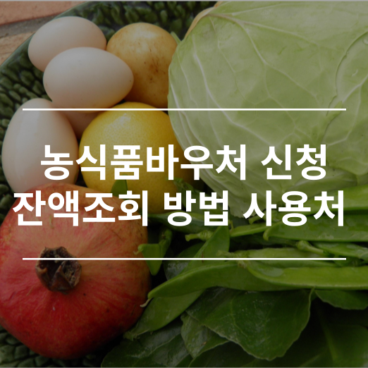 농식품바우처