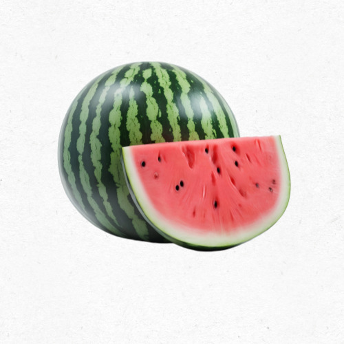 자른 수박을 랩 밀착 후 밀폐용기에 담아 보관