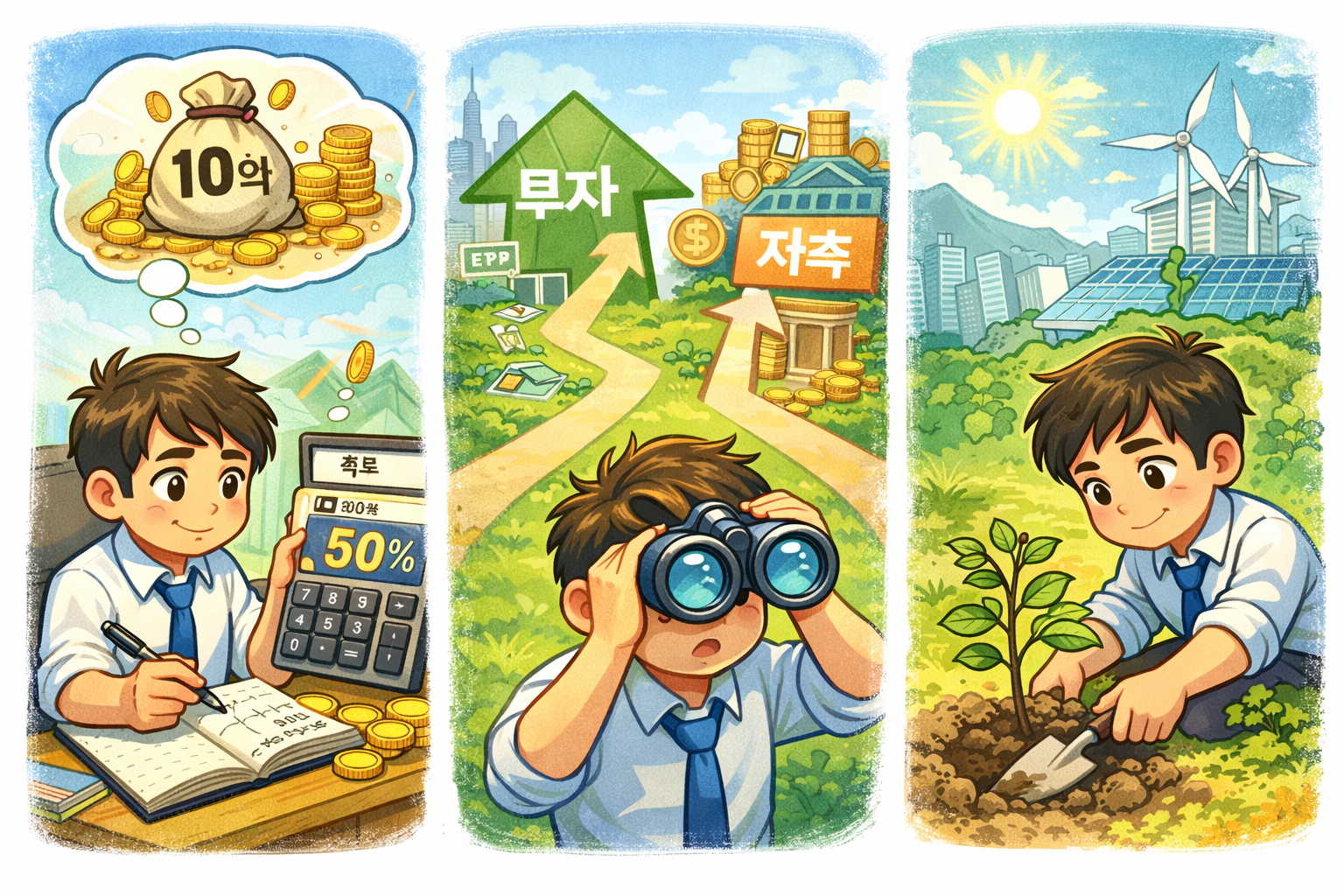 1억 저축 (저축률 계산, 투자 방향, 환경 중요성)