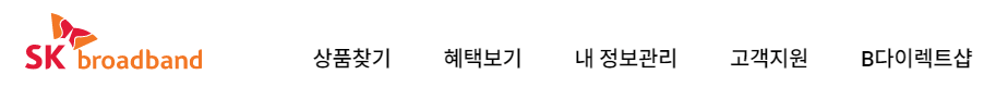 sk브로드밴드-홈페이지