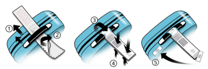 셀프 태깅 이용 방법-수하물 태그 부착 방법