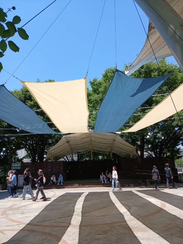 장미공원 원형 무대