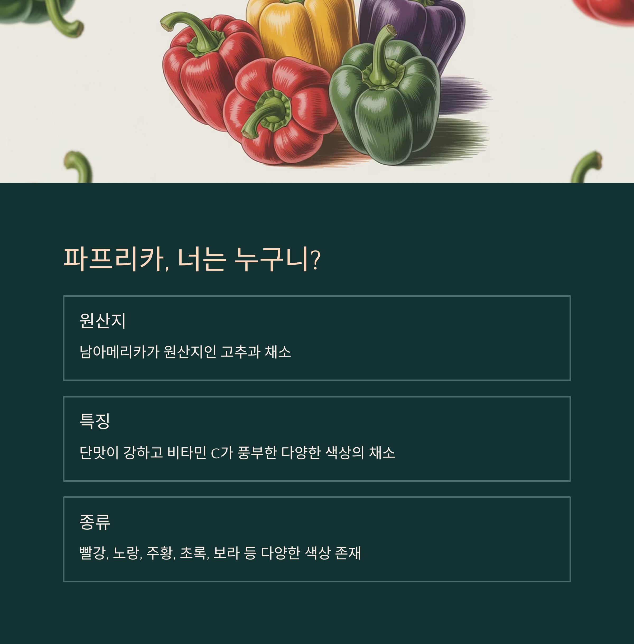 파프리카, 너는 누구니? 기본 상식 총정리 🧐