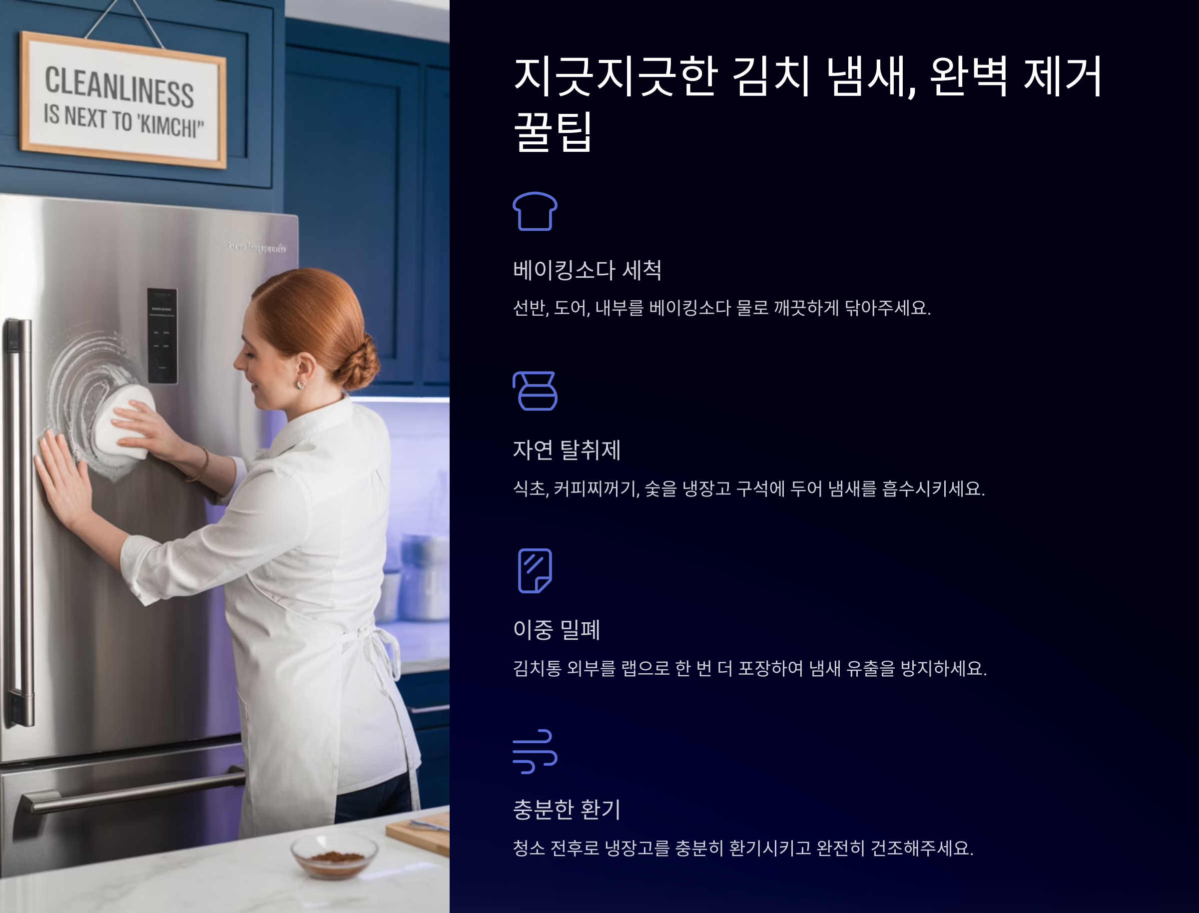 지긋지긋한 김치 냄새, 완벽 제거 꿀팁 ✨