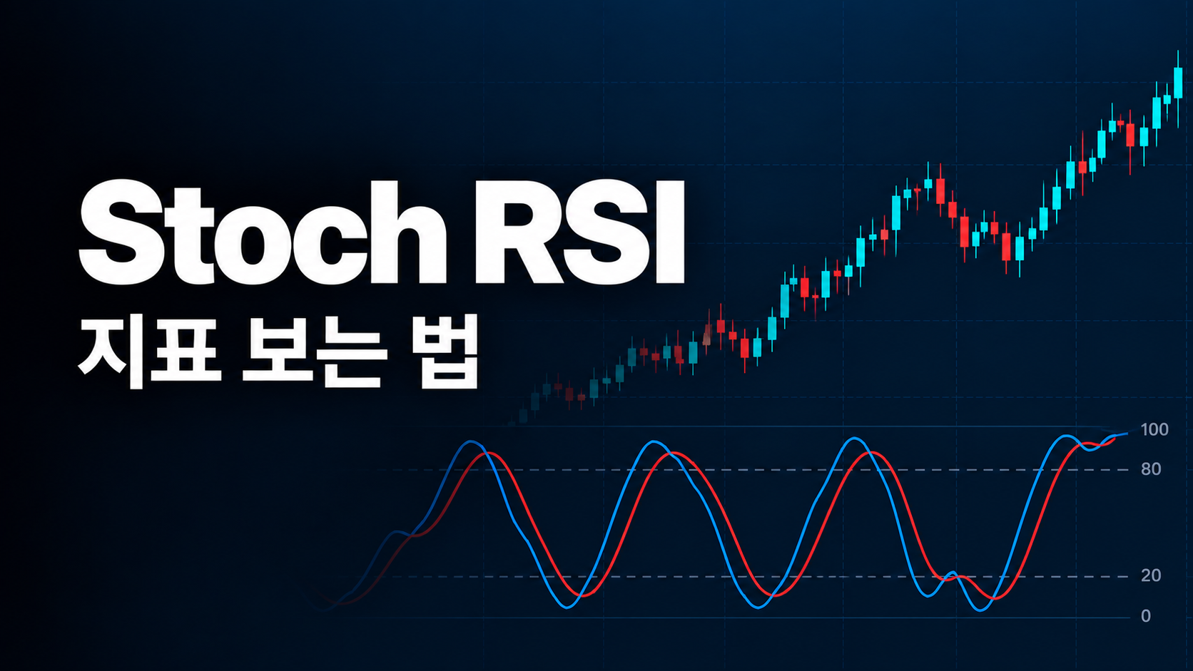 스토캐스틱 RSI 보는 법|기본 설정과 과매수·과매도 매매 활용법