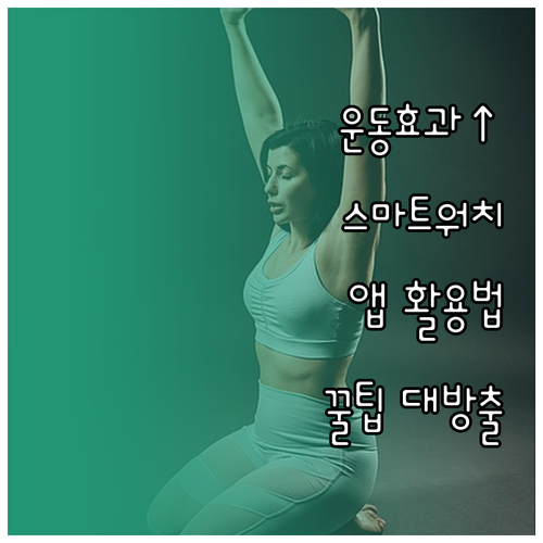 운동 효과를 높이는 스마트워치 앱: ..