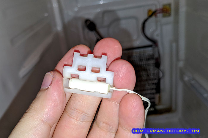 지펠 냉장고 제상센서와 홀더