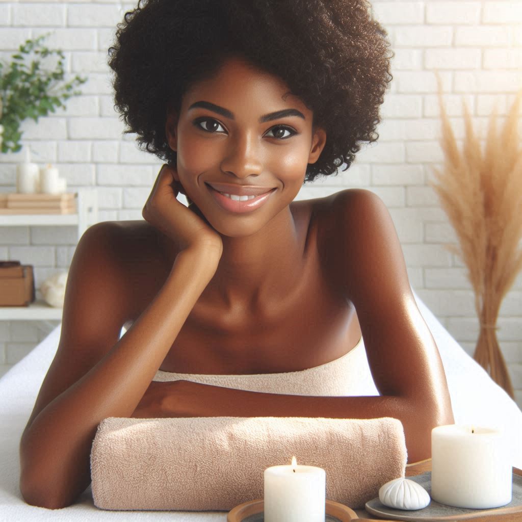 피부,체형관리 샵 배경