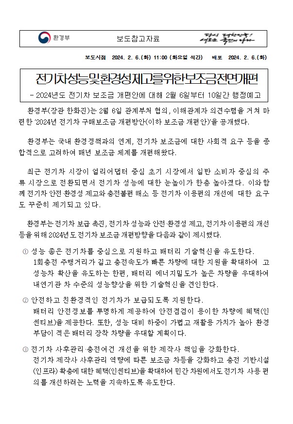 2024 전기차보조금