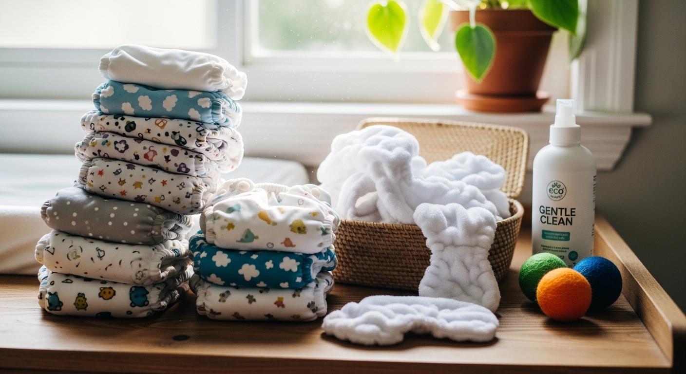 기저귀 넣고 세탁