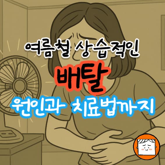여름철 상습적인 배탈, 원인부터 치료법까지