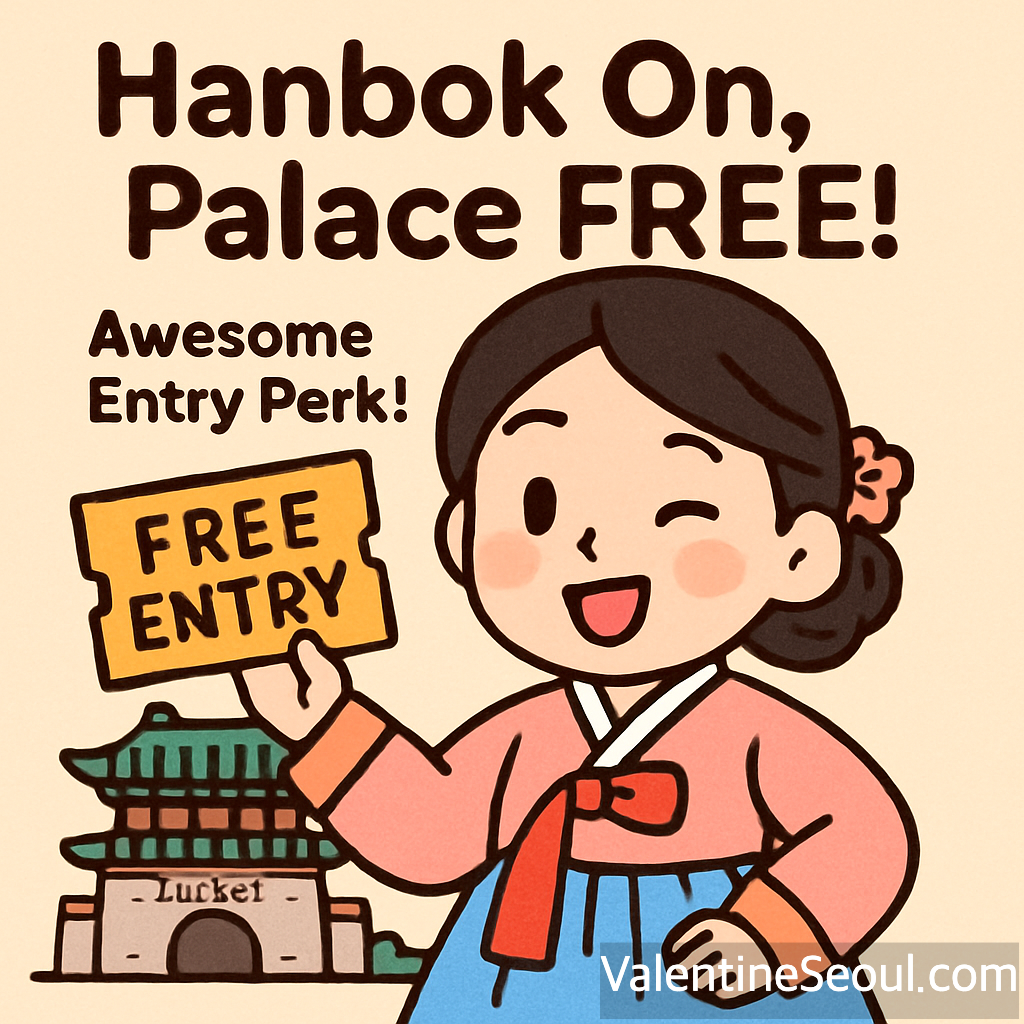 Hanbok On, Palace FREE!
Awesome Entry Perk!