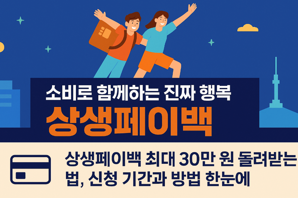 상생페이백 최대 30만 원 돌려받는 법