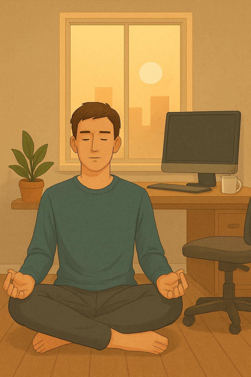 출근 전 5분, 정신 맑아지는 명상 루틴