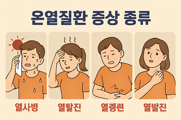온열질환 증상 종류와 응급처치 및 예방 수칙 7가지 총정리