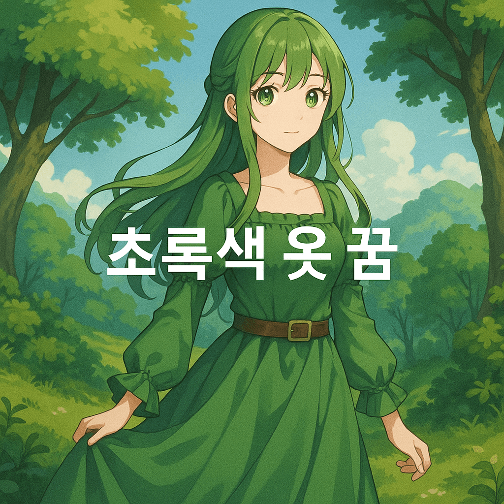 초록색 옷 꿈