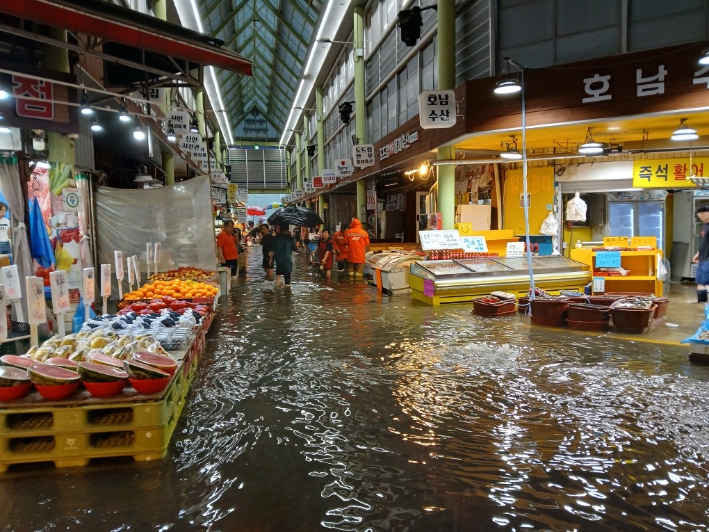 인천역 일대 도로