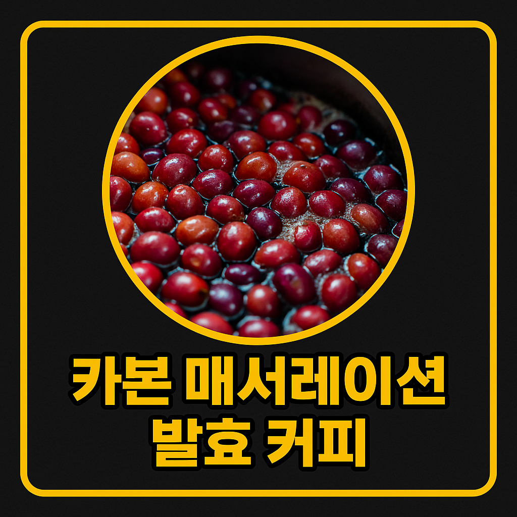 카본 매서레이션 발효 커피