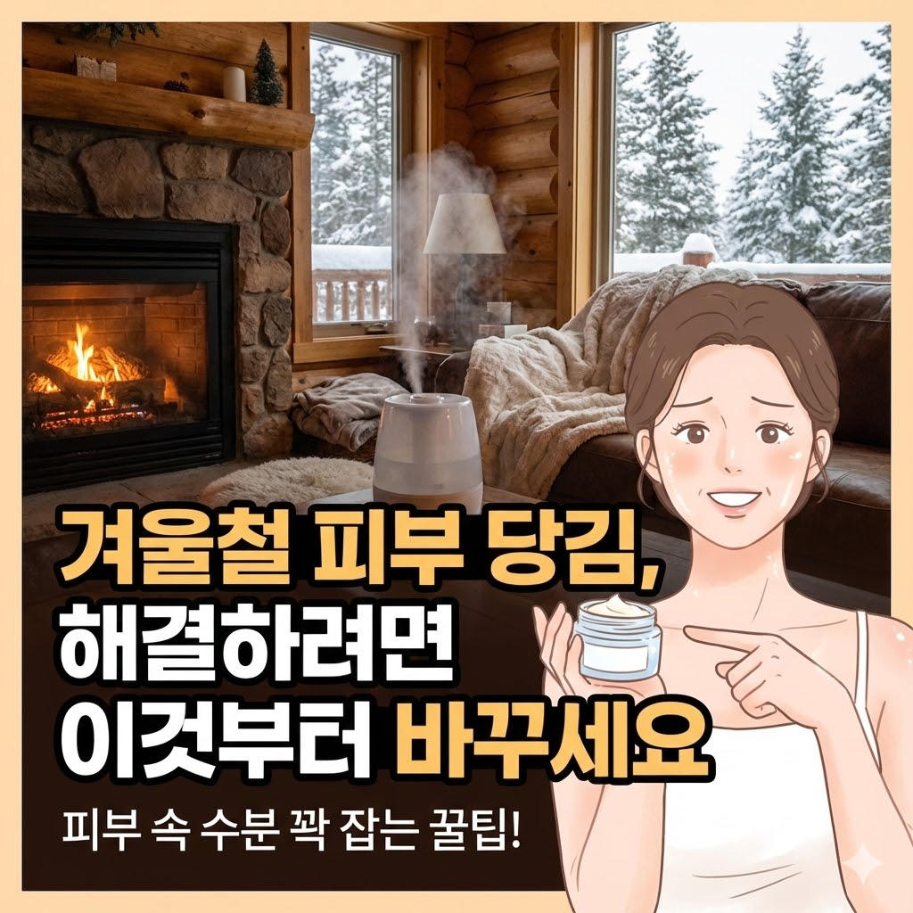겨울철 피부 당김, 해결하려면 이것부터 바꾸세요