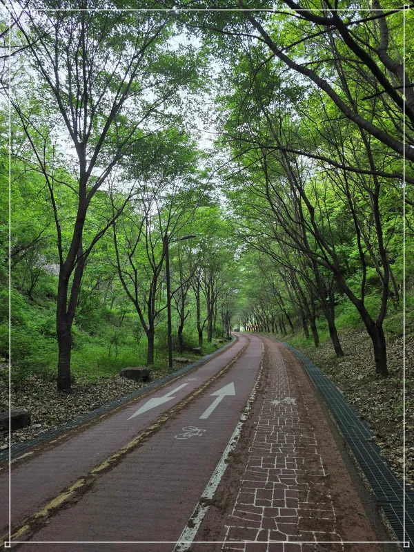 남양주시 조안면 자전거도로(양수리방향)