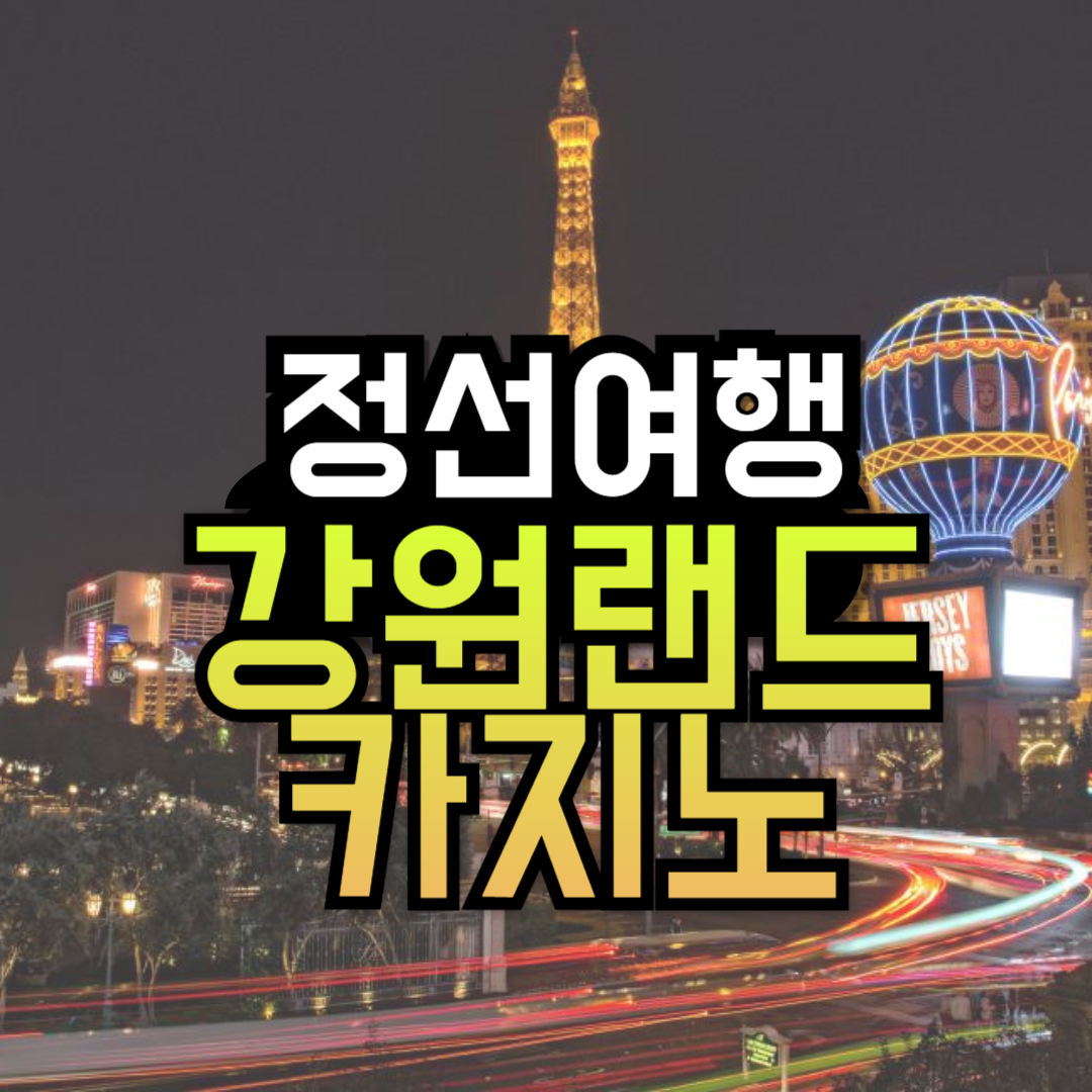 정선 강원랜드 가볼만한곳 카지노 게임 종류 100% 즐기는 방법