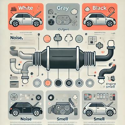 자동차 배기가스의 비밀: 색상과 소음으로 알아보는 차량 건강 상태
