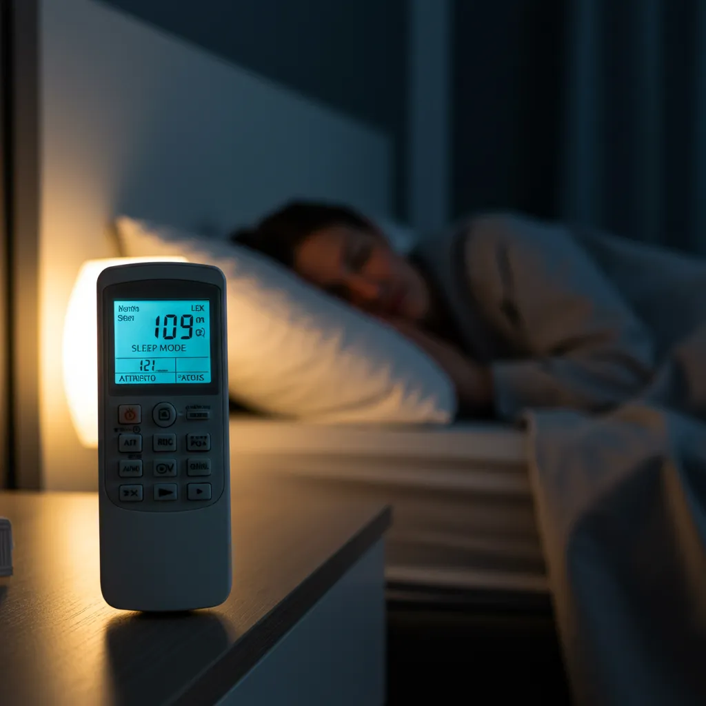 에어컨 타이머기능(슬맆모드)