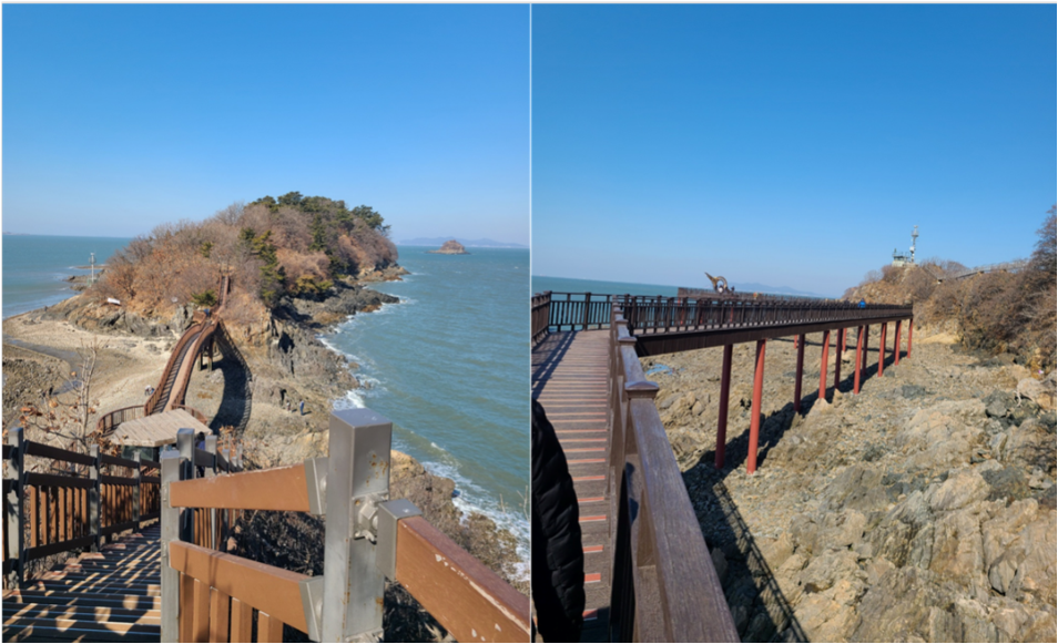 대부도 낙조전망대 가는길