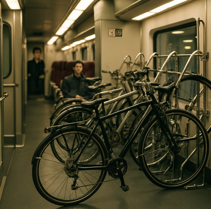 기차 안 명당자리&amp;#44; 내 자전거는 어디에?