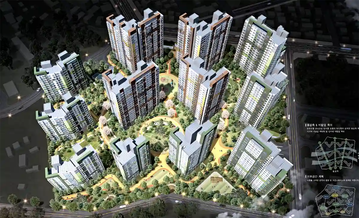 대전-부사동4구역-재개발-826세대-아파트-조감도