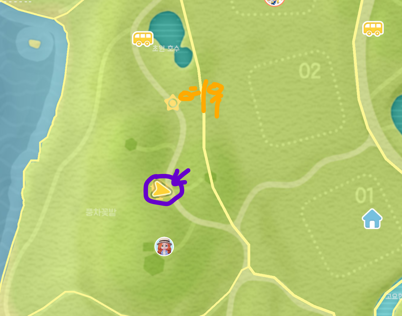 두근두근타운 온천란 버블