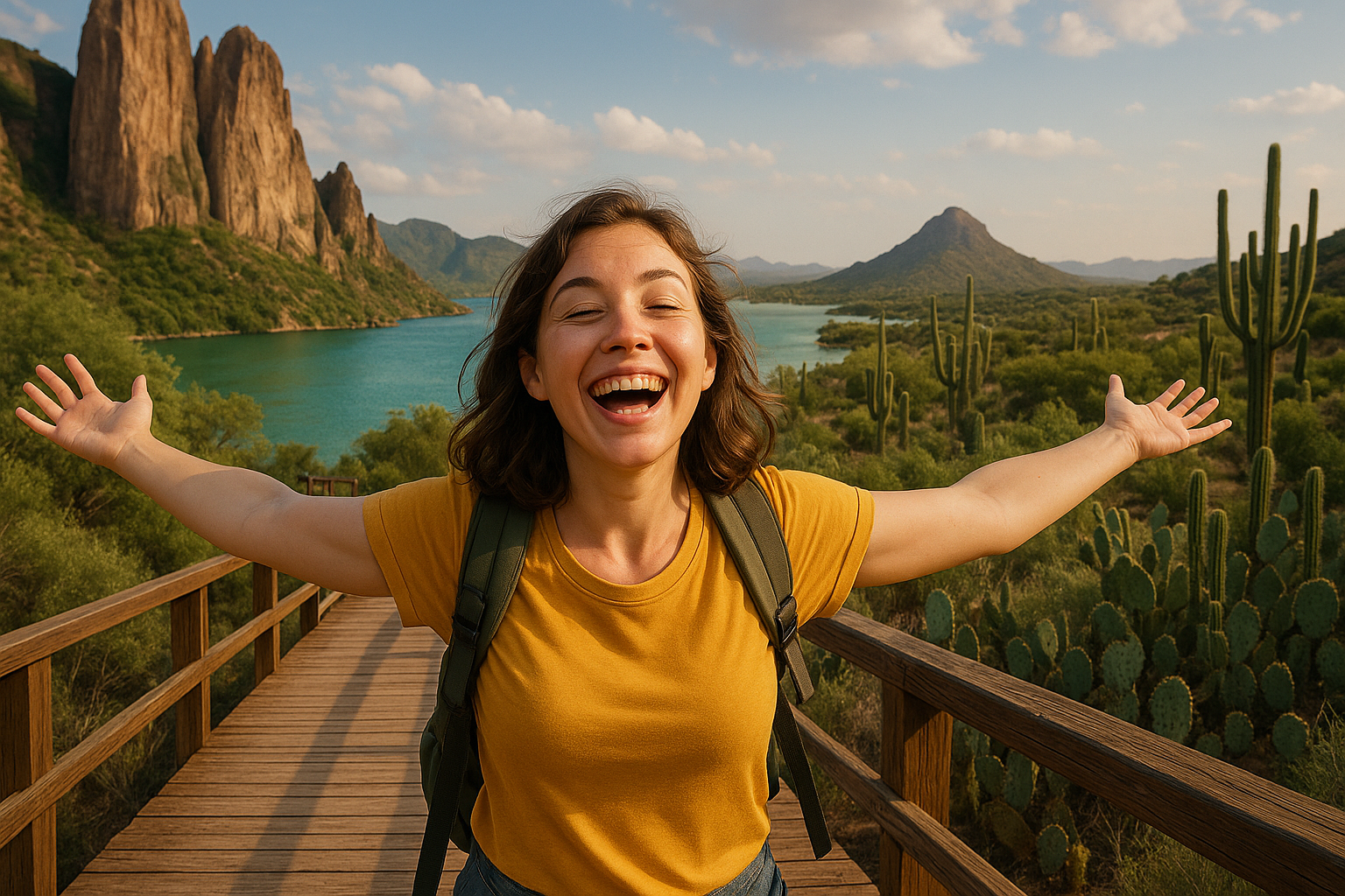 이색 여행지를 여행하는 사람 관련 이미지