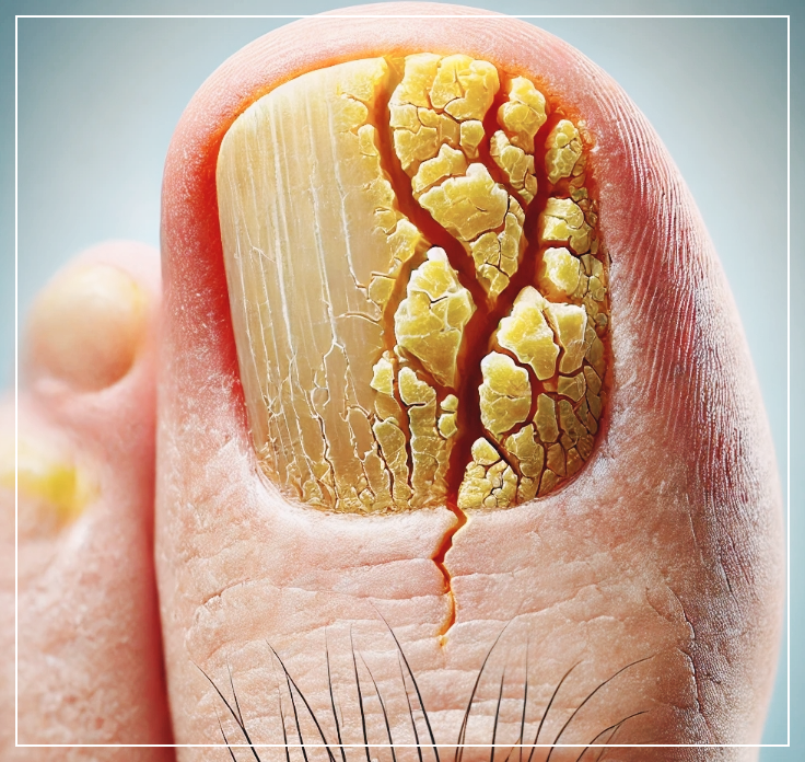 발톱무좀 증상, 방치시 위험성, 치료법에 대한 사진
