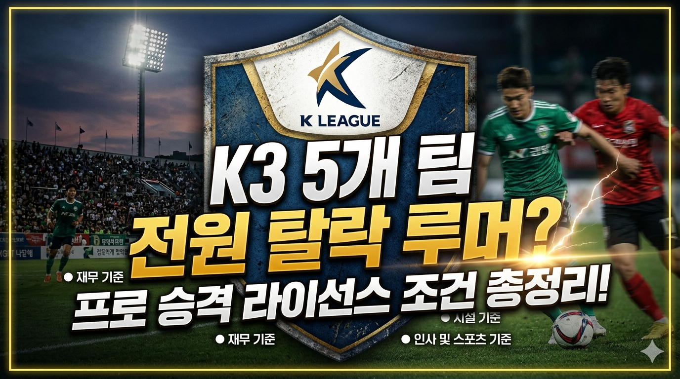 K리그 라이선스 7대 핵심 요건