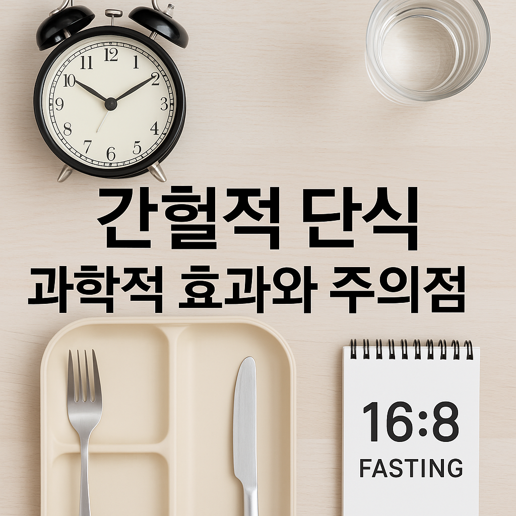 간헐적 단식 과학적 효과와 주의점