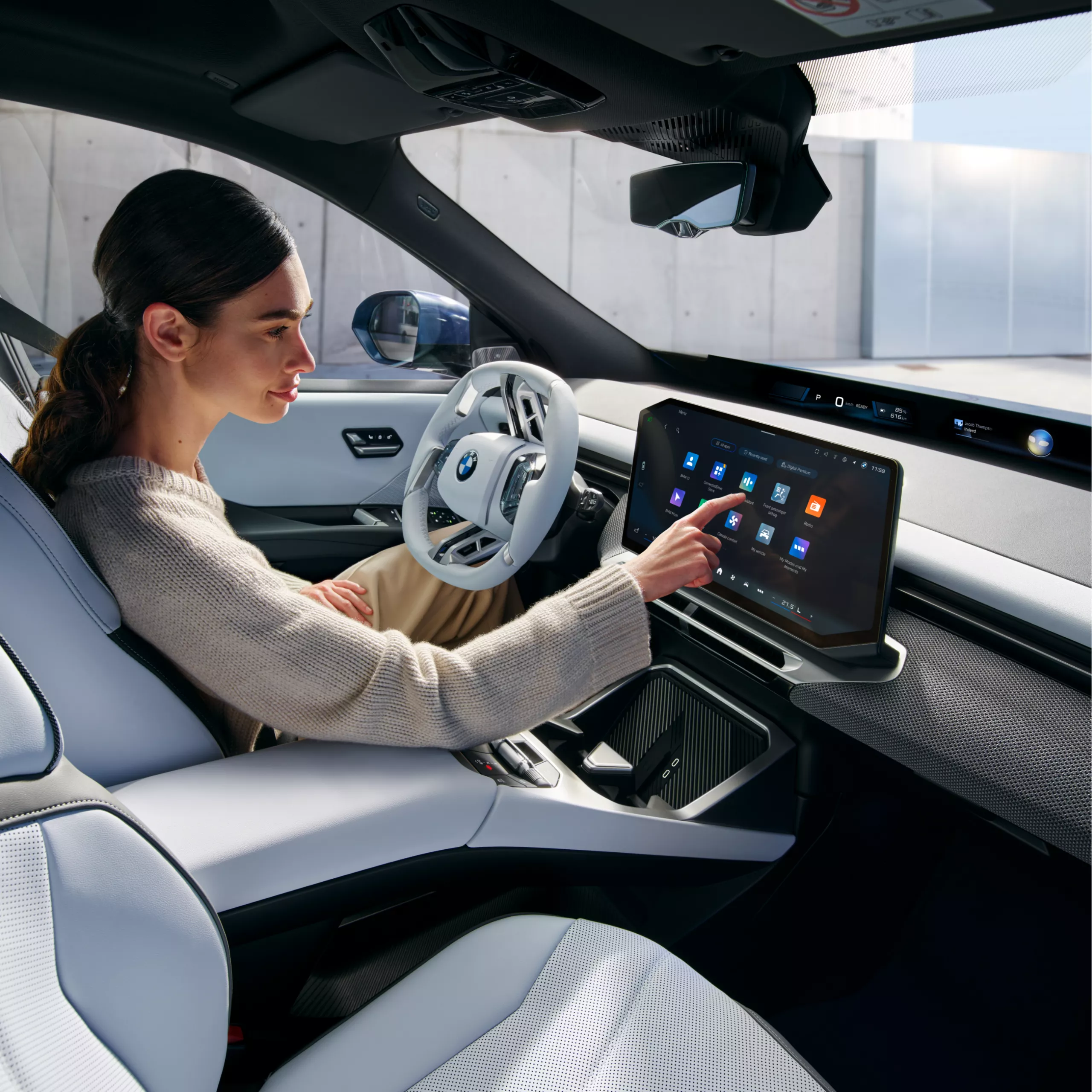 BMW IX3 내부