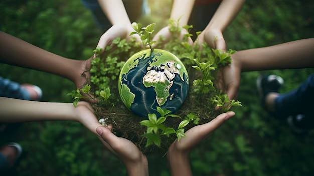 기후변화와 탄소중립을 위한 협력 이미지(출처:픽사베이)