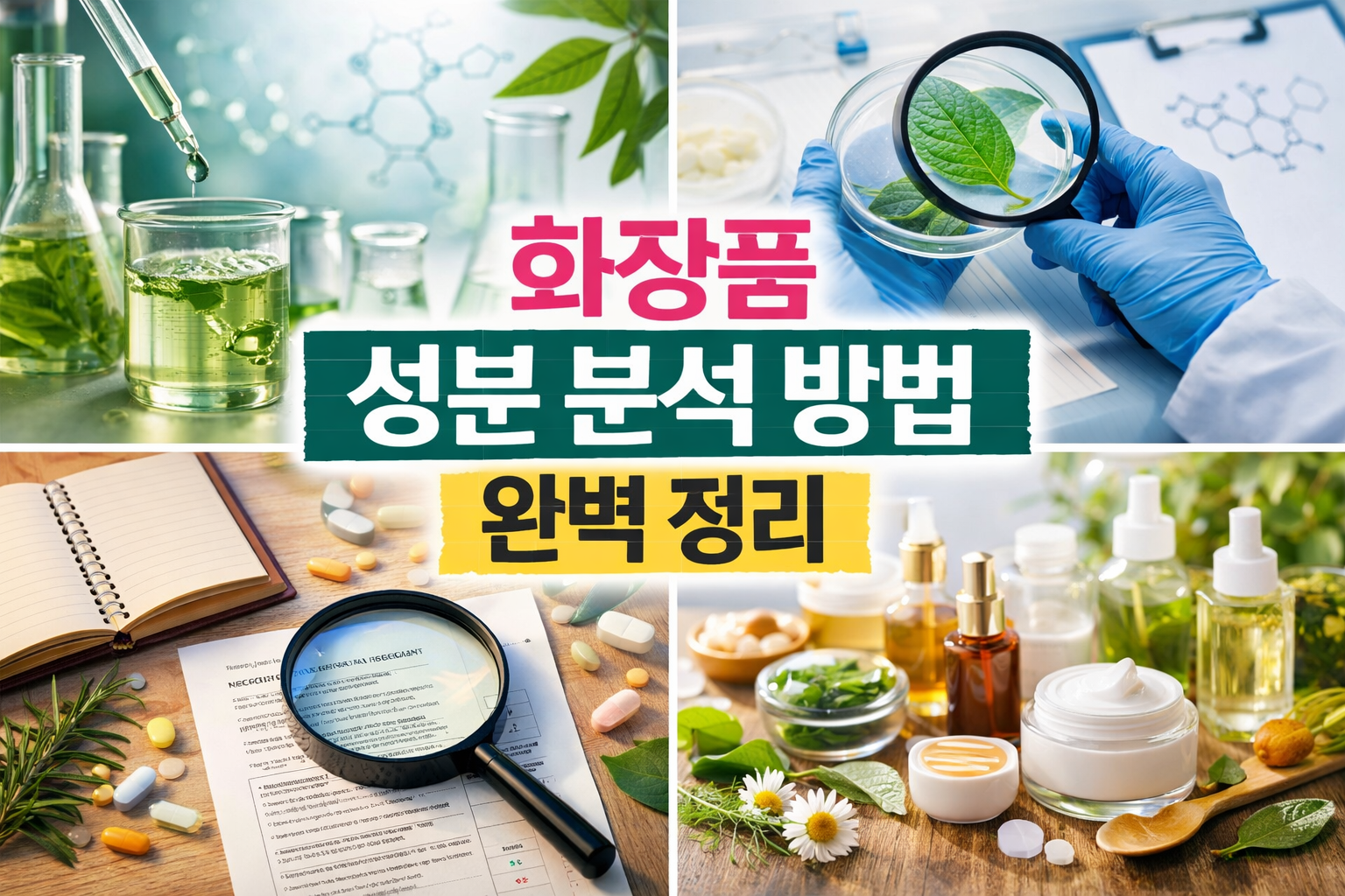 화장품 성분 분석 방법