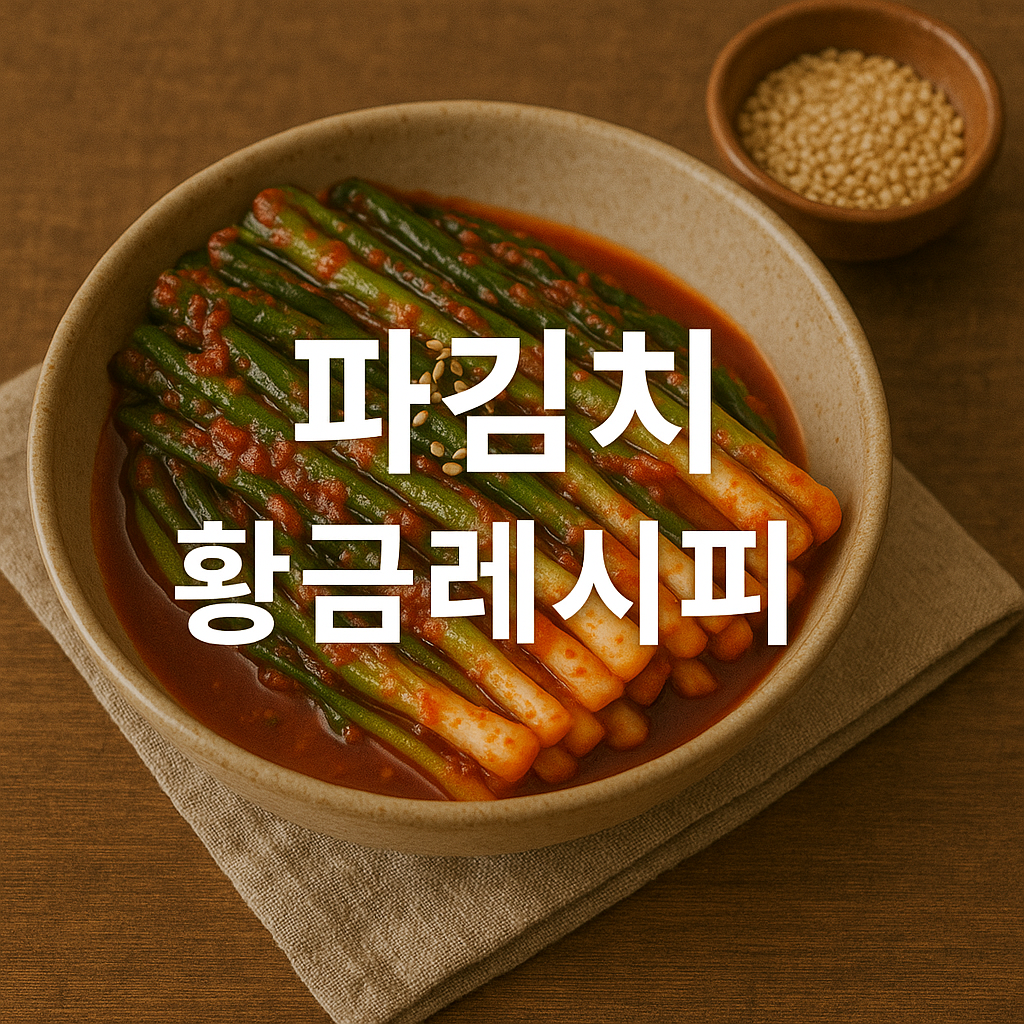 파김치 황금레시피