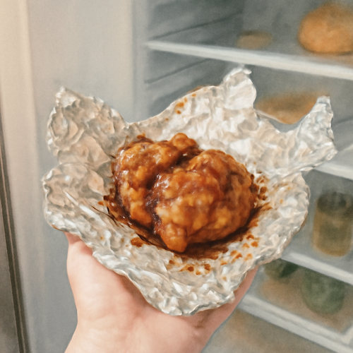 치킨-포일-상호작용