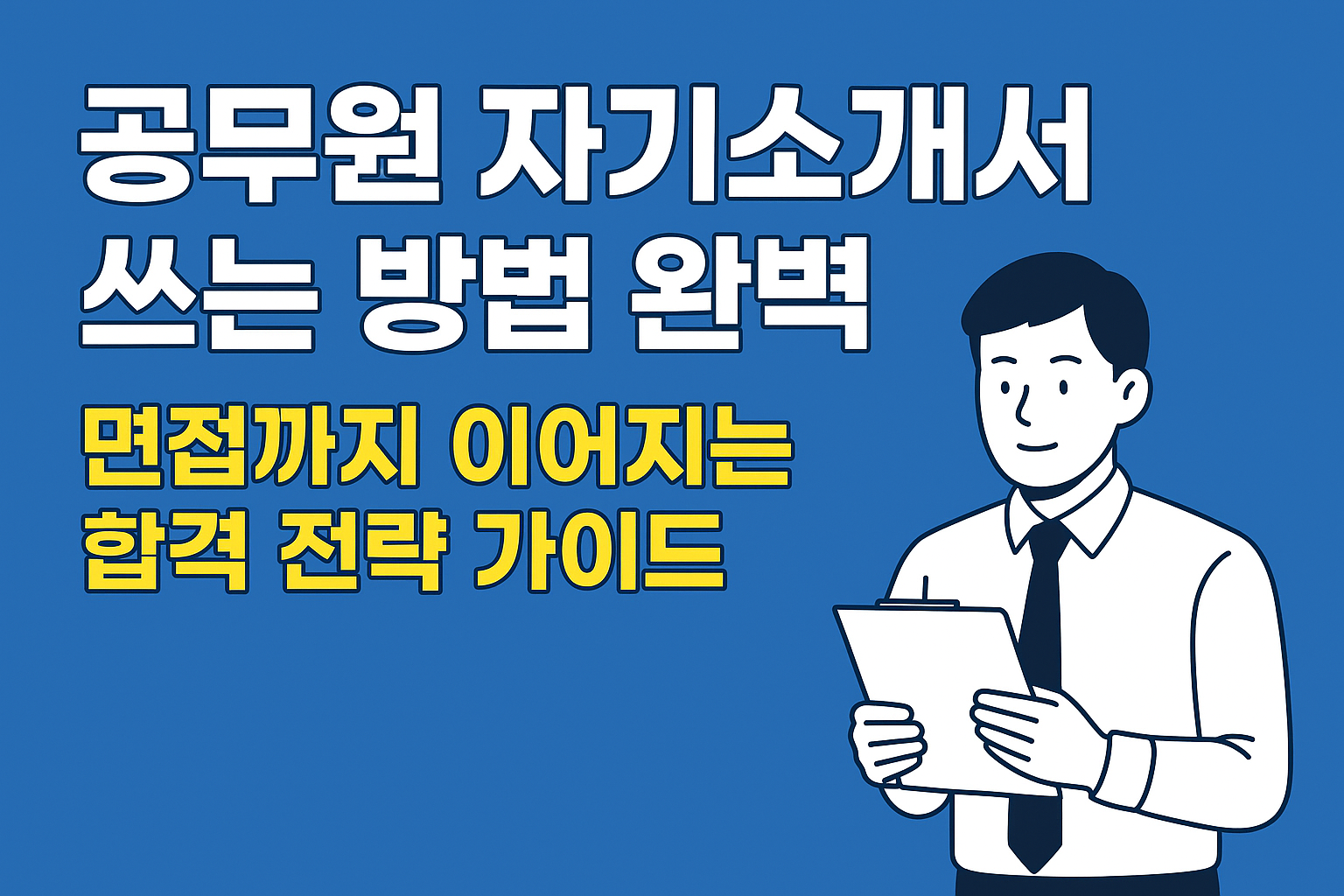 공무원자기소개서