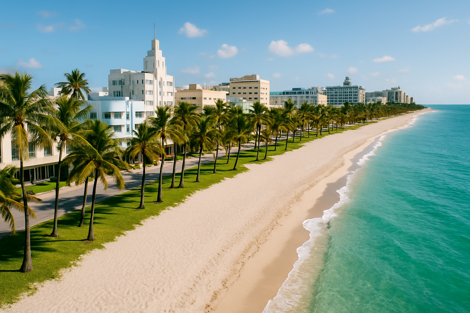 마이애미 해변 사진