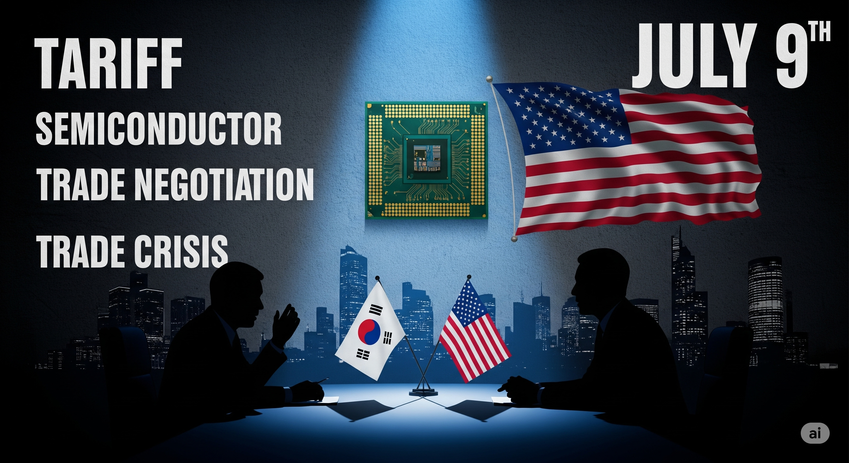 "7/9 관세 시한 임박"에 대한 이미지입니다.