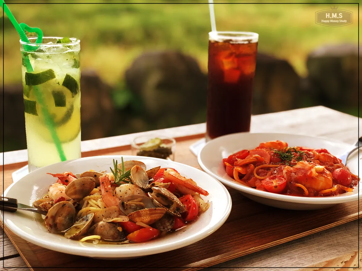 제주도-카페-브라보비치-음식들