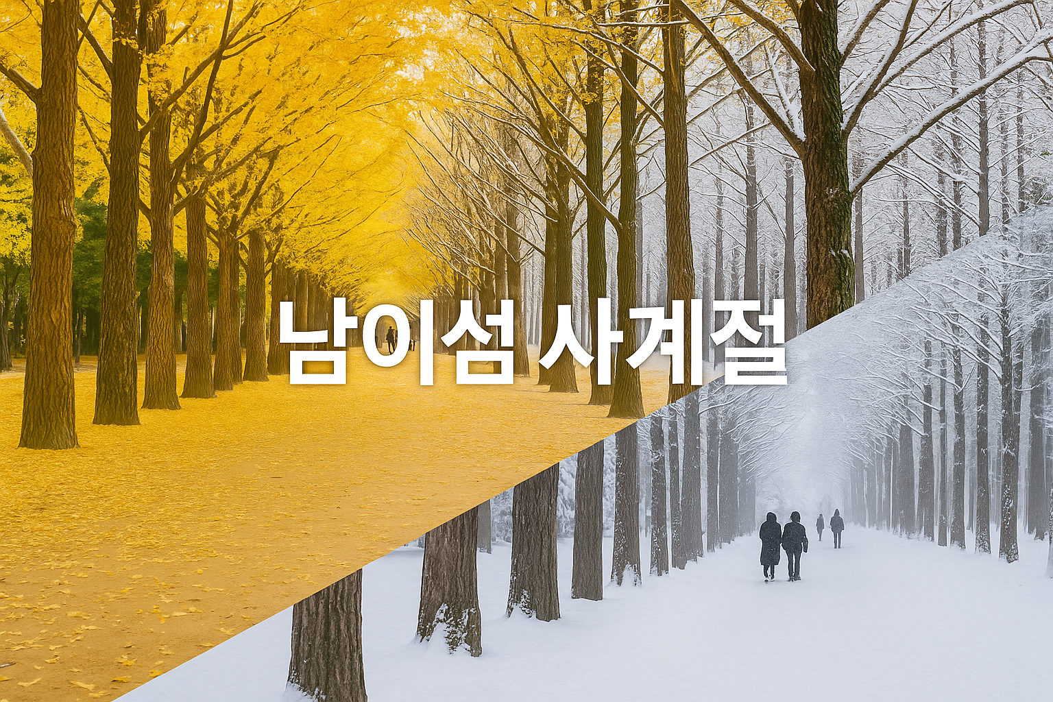 남이섬, 사계절마다 다른 매력