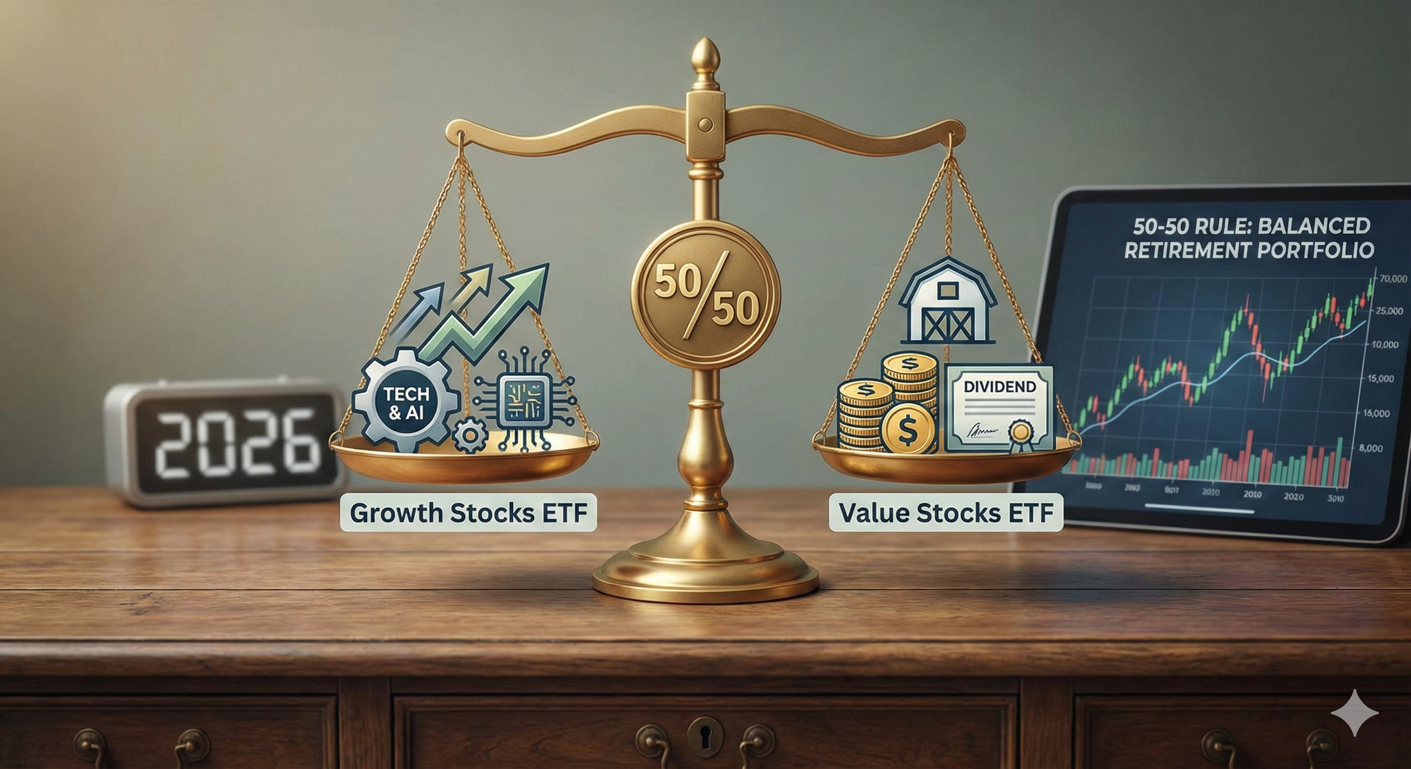 퇴직 전 자산 재편, 50-50 룰로 수익과 안정성을 동시에 잡는 법