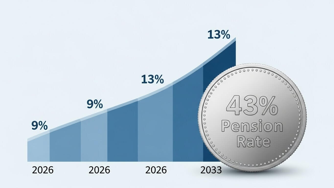 국민연금-2026~2033년까지 올라가는 그래프
